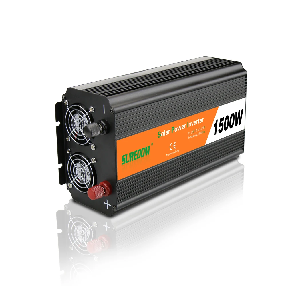 SUREDOM 3000W Peak Car Inverter DC12V/24V to 220V LED Display Modified Sine Wave With 2 Universal Sockets Power Invertors
SUREDOM 3000W Peak Car Inverter DC12V/24V to 220V LED Display Modified Sine Wave With 2 Universal Sockets Power Invertors