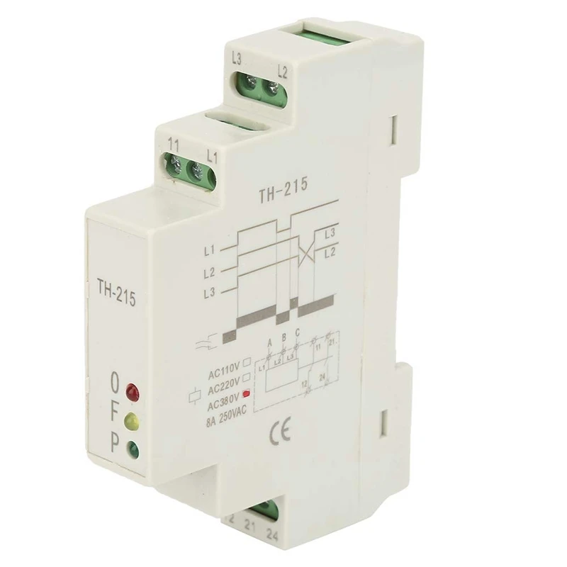 380V 50HZ TH-215 Three Phase Four Lines Control Relays Voltage Monitor Power Protection Relay
380V 50HZ TH-215 Three Phase Four Lines Control Relays Voltage Monitor Power Protection Relay