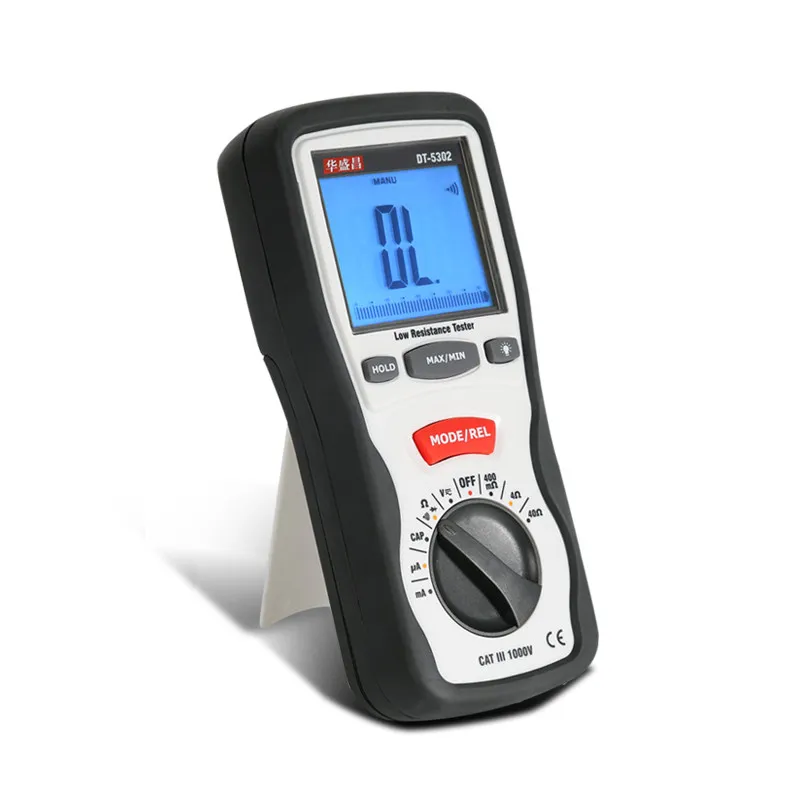 DT-5302 Low Resistance tester Professional grounding resistance tester digital insulation resistance tester
DT-5302 Low Resistance tester Professional grounding resistance tester digital insulation resistance tester