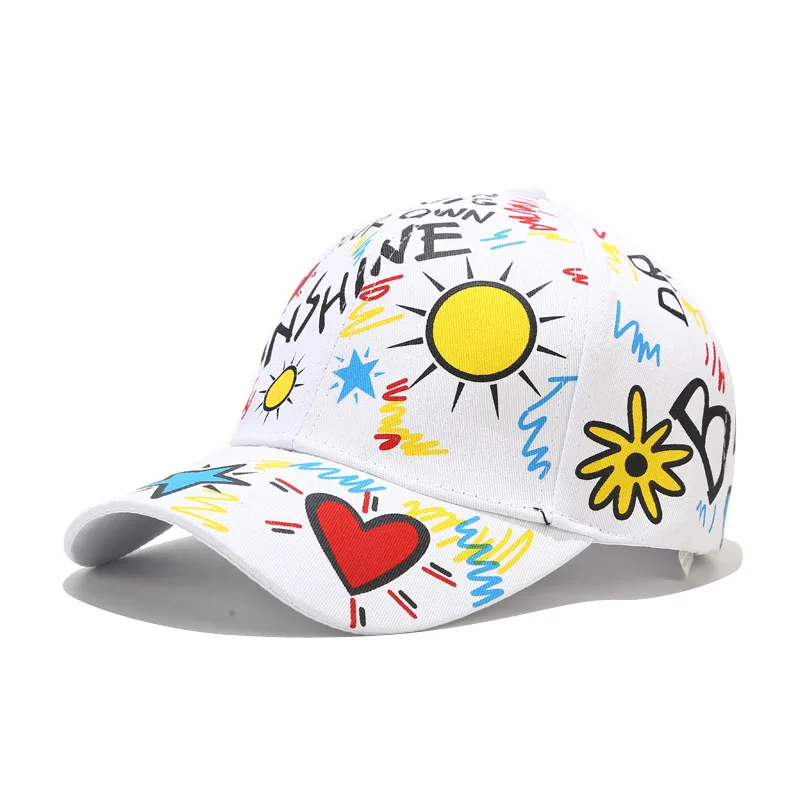 man spring graffiti baseball cap street fashion hip hop cap parent child hat versatile sunshade printed cap for women
man spring graffiti baseball cap street fashion hip hop cap parent child hat versatile sunshade printed cap for women