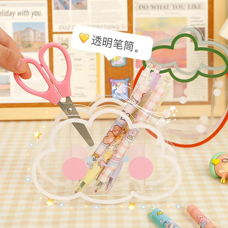 Kawaii Flower Pen Holder Acrylic Desk Organizer Office Organiser Student Desktop Storage Box Barrel Vase Stationery Pencil Case 
Kawaii Flower Pen Holder Acrylic Desk Organizer Office Organiser Student Desktop Storage Box Barrel Vase Stationery Pencil Case