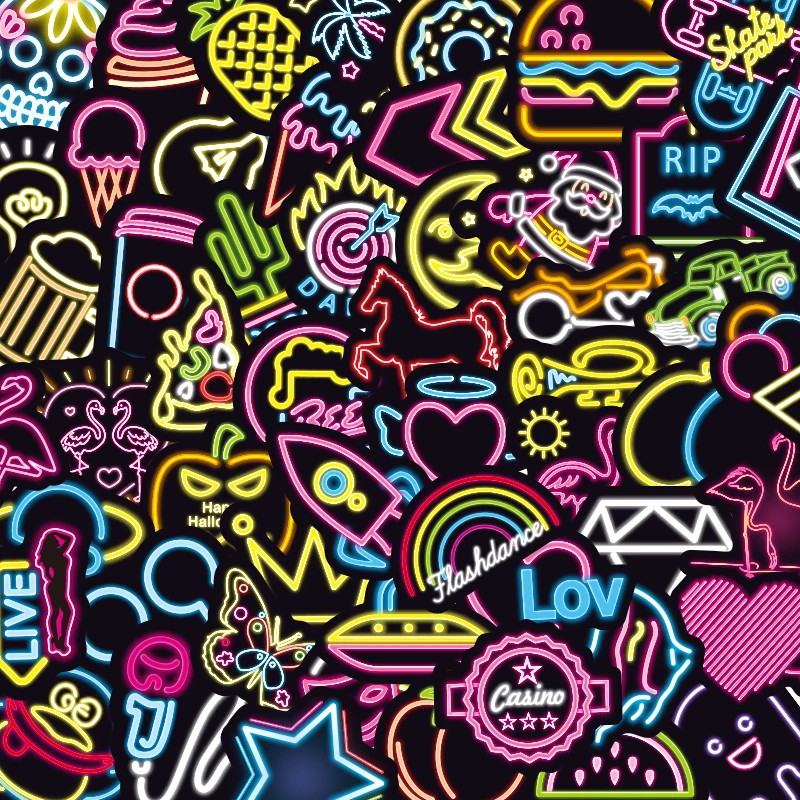 100 creative fluorescent lights steam wave luggage stickers laptop guitar panels mobile phone waterproof stickers
100 creative fluorescent lights steam wave luggage stickers laptop guitar panels mobile phone waterproof stickers