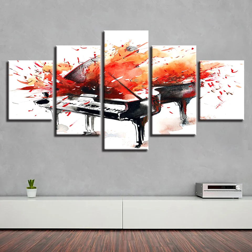 5 Pieces Wall Art Canvas Painting Graffiti Music Piano Poster Abstract HD Pictures Print Frame Living Room Modern Home Decor
5 Pieces Wall Art Canvas Painting Graffiti Music Piano Poster Abstract HD Pictures Print Frame Living Room Modern Home Decor