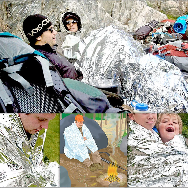 Outdoor Emergency Sleeping Bag For Camping/Hiking/Activities Portable Waterproof Reusable Thermal Heat-proof Sleeping Bags
Outdoor Emergency Sleeping Bag For Camping/Hiking/Activities Portable Waterproof Reusable Thermal Heat-proof Sleeping Bags