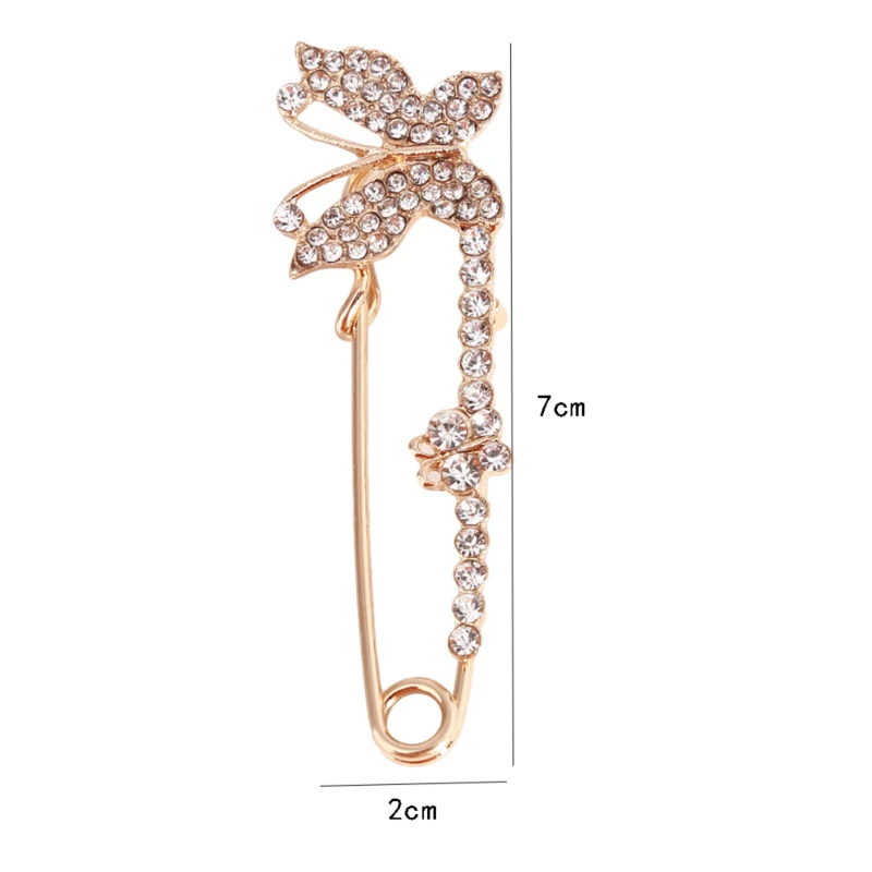 New Butterfly Pendant Pins Crystal Rhinestone Brooch For Women Cardigan Scarf Buckle Clips Hat Clothes Lapel Pin Accessories
New Butterfly Pendant Pins Crystal Rhinestone Brooch For Women Cardigan Scarf Buckle Clips Hat Clothes Lapel Pin Accessories