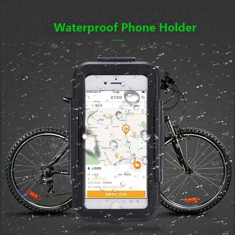 Waterproof Motorcycle Bicycle Phone Holder for iphone 12 11 Pro Max XR XS 8 7 6s Plus SE 5S Mobile Support Bike Handlebar Holder
Waterproof Motorcycle Bicycle Phone Holder for iphone 12 11 Pro Max XR XS 8 7 6s Plus SE 5S Mobile Support Bike Handlebar Holder