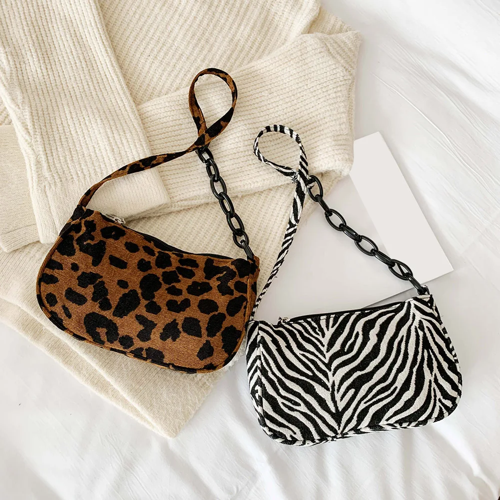 Leopard Zebra Pattern Underarm Handbags Women Cloth Chain Shoulder Vintage Bags Evening Party Purse Clutches Purse
Leopard Zebra Pattern Underarm Handbags Women Cloth Chain Shoulder Vintage Bags Evening Party Purse Clutches Purse
