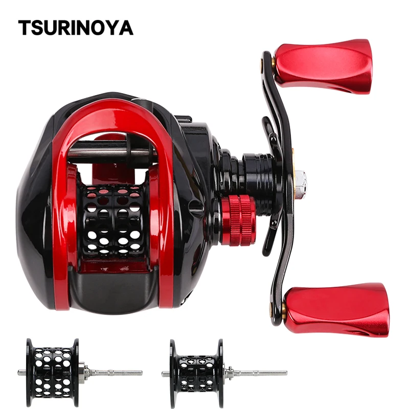TSURINOAY Bait Casting Reel XF-50 190g Ultralight Bait Finesse Magnet Brake System 2 Spool Long Casting Fishing Reel Spool 12.5g
TSURINOAY Bait Casting Reel XF-50 190g Ultralight Bait Finesse Magnet Brake System 2 Spool Long Casting Fishing Reel Spool 12.5g