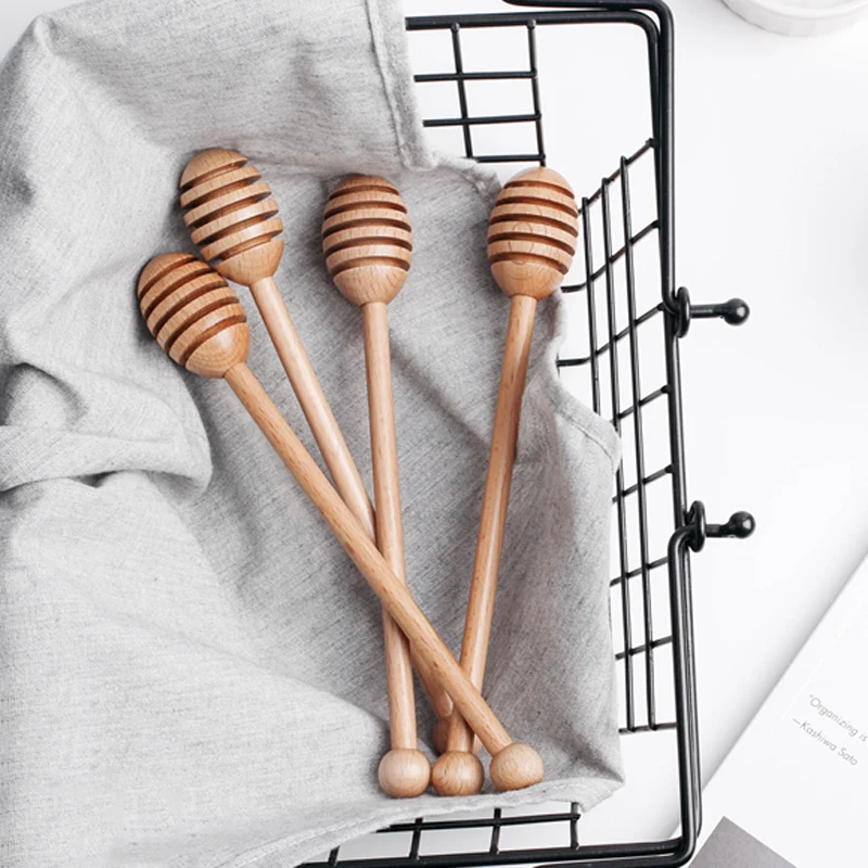 4Pcs Wooden Honey Dipper Sticks Long Beech Wood Honey Spoons Mixing Stirrer Stick for Honey Syrup Server Kitchen Accessories
4Pcs Wooden Honey Dipper Sticks Long Beech Wood Honey Spoons Mixing Stirrer Stick for Honey Syrup Server Kitchen Accessories