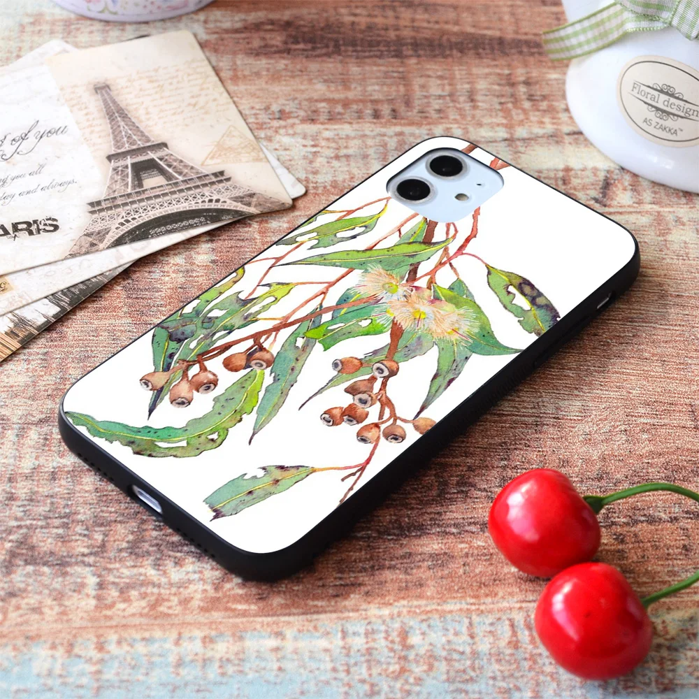 For iPhone Watercolour eucalyptus tree branch with white flowers & gumnuts. Soft TPU Border Apple iPhone Case
For iPhone Watercolour eucalyptus tree branch with white flowers & gumnuts. Soft TPU Border Apple iPhone Case