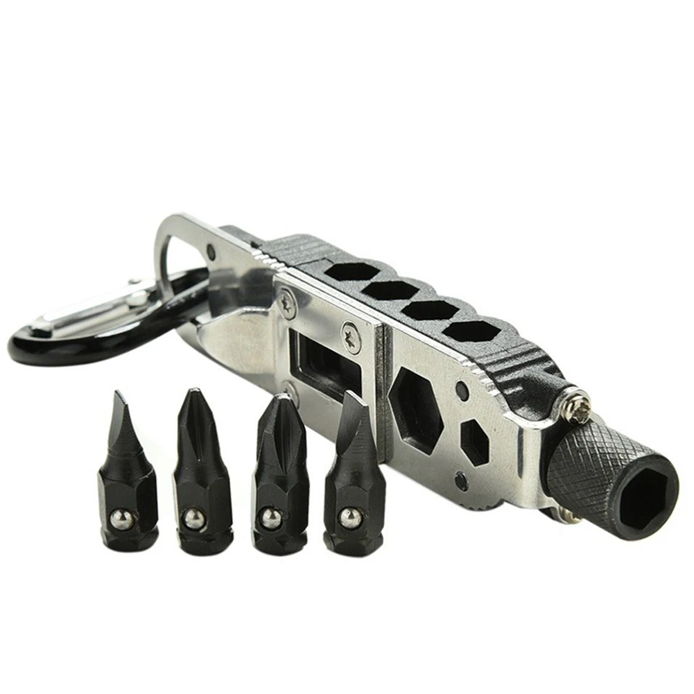 Mini Multifunctional Screwdriver Keychain EDC Outdoor Camping Portable Stainless Steel Pocket Tools For Wilderness Survival
Mini Multifunctional Screwdriver Keychain EDC Outdoor Camping Portable Stainless Steel Pocket Tools For Wilderness Survival
