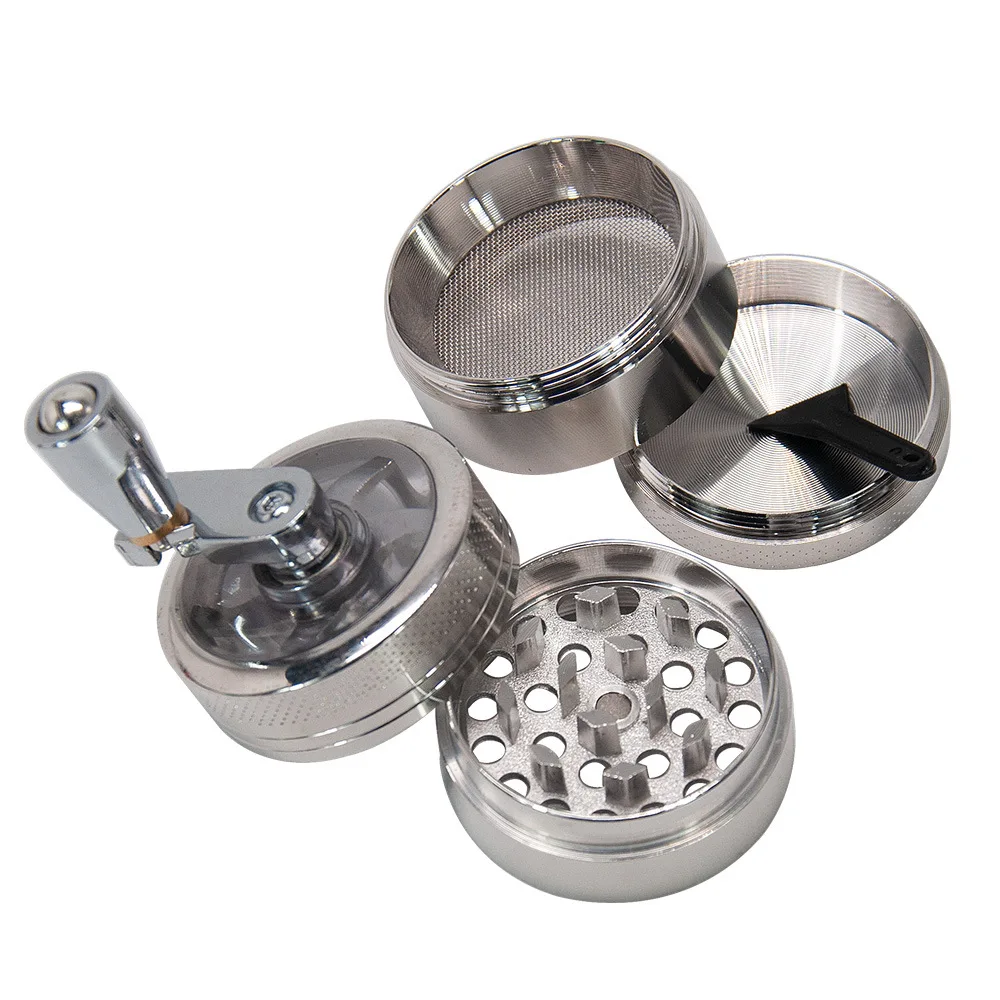 Tobacco Grinder 4 Layers Weed Herb Crusher Machine Herb Spice Mill Grinder Hand Muller Crank Cigar Tobacco Hand Grinder Crusher
Tobacco Grinder 4 Layers Weed Herb Crusher Machine Herb Spice Mill Grinder Hand Muller Crank Cigar Tobacco Hand Grinder Crusher