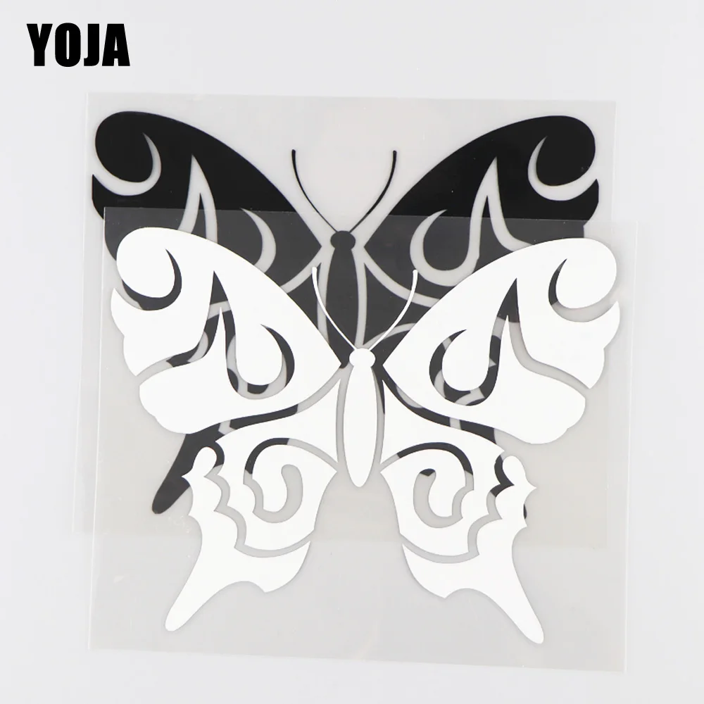 YOJA 14,1 × 11,3 см красивая бабочка виниловая наклейка Мультяшные животные автомобильные наклейки Черный/Серебряный 19C-0098
YOJA 14,1 × 11,3 см красивая бабочка виниловая наклейка Мультяшные животные автомобильные наклейки Черный/Серебряный 19C-0098