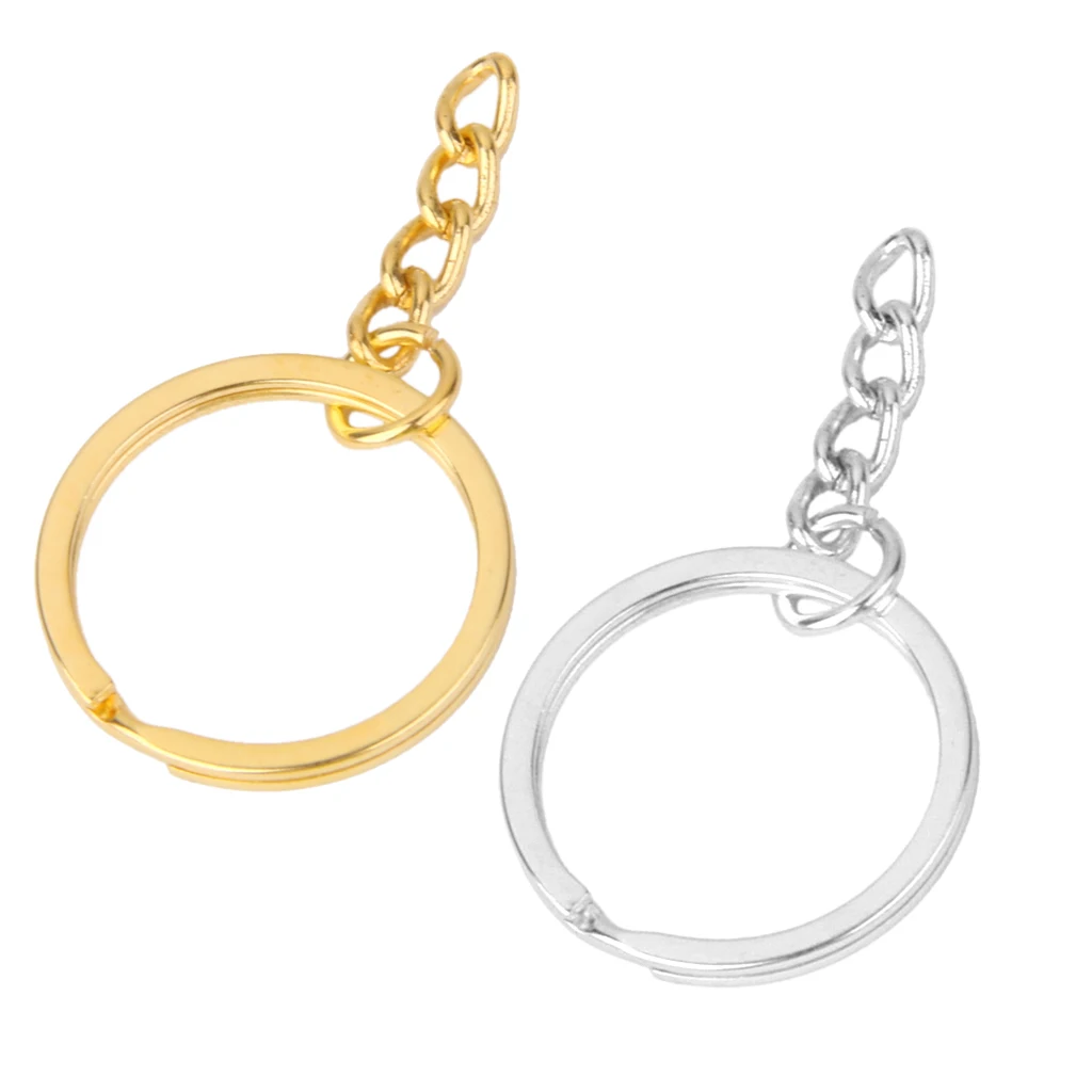100 Pieces 1 inch /25mm Metal Split Key Ring with Chain Silver Color Key Ring Keychain Ring Parts Open Jump Ring and Connector
100 Pieces 1 inch /25mm Metal Split Key Ring with Chain Silver Color Key Ring Keychain Ring Parts Open Jump Ring and Connector