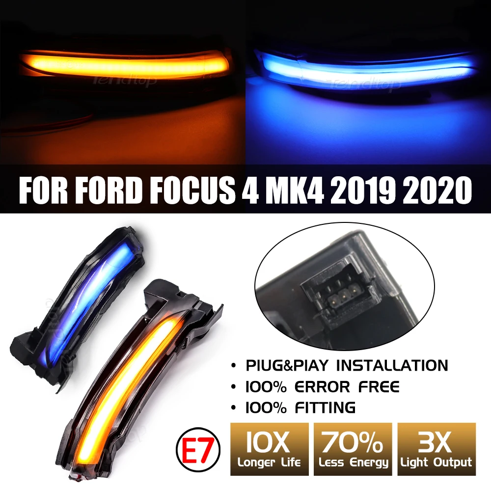 For Ford Focus 4 MK4 2019 2020 Dynamic Blinkers LED Side Light Rearview Mirror Flashing Turn Signal Side Marker Lamp Car Styling
For Ford Focus 4 MK4 2019 2020 Dynamic Blinkers LED Side Light Rearview Mirror Flashing Turn Signal Side Marker Lamp Car Styling