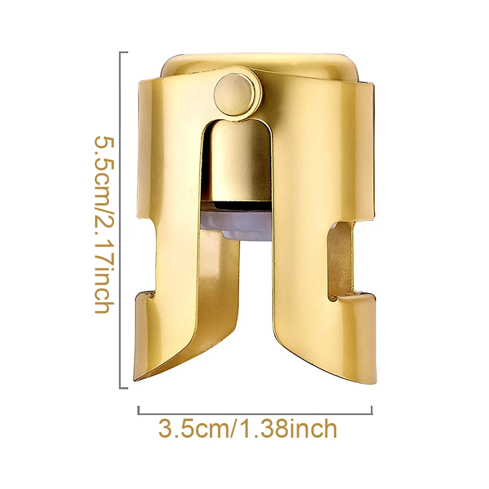 3 PCS Stainless Steel Bottle Cap Champagne Red Wine Silica Gel Preservation Cap Wine Stopper Kitchen Bar Tool Champagne Stopper
3 PCS Stainless Steel Bottle Cap Champagne Red Wine Silica Gel Preservation Cap Wine Stopper Kitchen Bar Tool Champagne Stopper