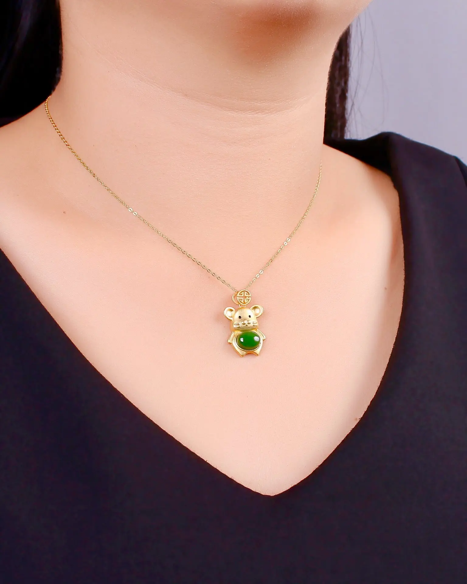 LETSFUN Fine Jewelry New S925 Sterling Silver Natural Hetian Jade Pendant Necklace Luxury Jewelry
LETSFUN Fine Jewelry New S925 Sterling Silver Natural Hetian Jade Pendant Necklace Luxury Jewelry