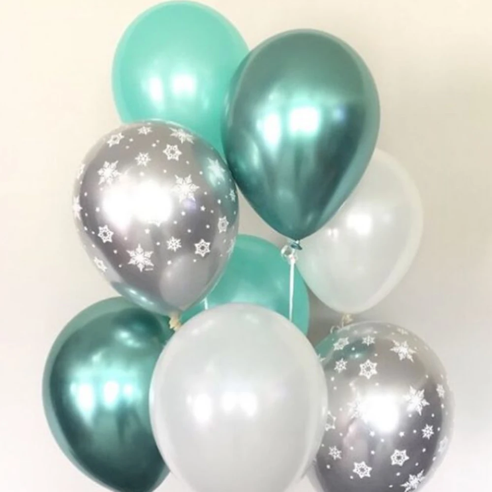 10pcs 10inch 2.3g Mint Green Double Layer Snowflake Balloons Set Wedding Baby Shower Birthday Party Decorations Christmas Supply
10pcs 10inch 2.3g Mint Green Double Layer Snowflake Balloons Set Wedding Baby Shower Birthday Party Decorations Christmas Supply