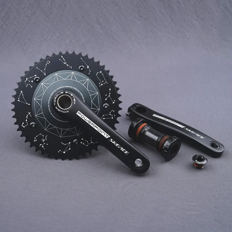 Crankset Fixed Gear Cranksets Disk Type Single Speed Track Bike 49T 165mm Bicycle Chainwheel For Road Cycle Cycling Accessories
Crankset Fixed Gear Cranksets Disk Type Single Speed Track Bike 49T 165mm Bicycle Chainwheel For Road Cycle Cycling Accessories