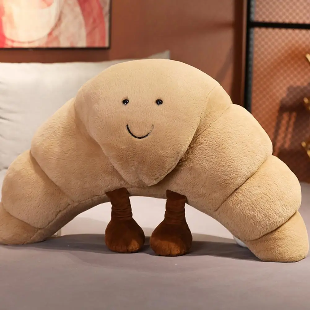 Plush Doll Universal Decorative Portable Croissant Toast Bread Plush Toy for Child Stuffed Toy Croissant Toy
Plush Doll Universal Decorative Portable Croissant Toast Bread Plush Toy for Child Stuffed Toy Croissant Toy