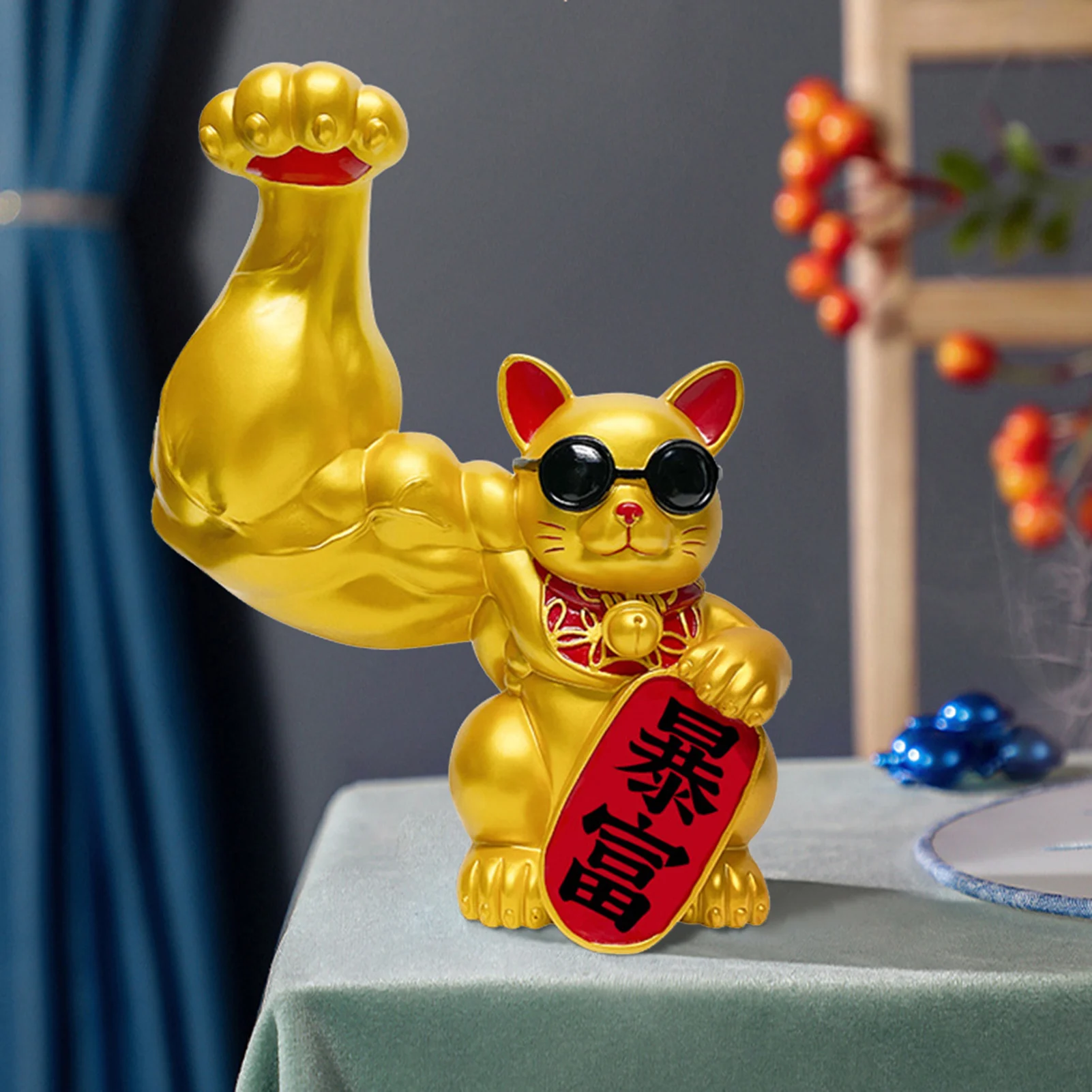 Lucky Cat Home Decoration Home Car Hotel Restaurant Decor Strong Arm Muscular Unicorn Arm Wealth Waving Hand Cat Lucky Cat
Lucky Cat Home Decoration Home Car Hotel Restaurant Decor Strong Arm Muscular Unicorn Arm Wealth Waving Hand Cat Lucky Cat