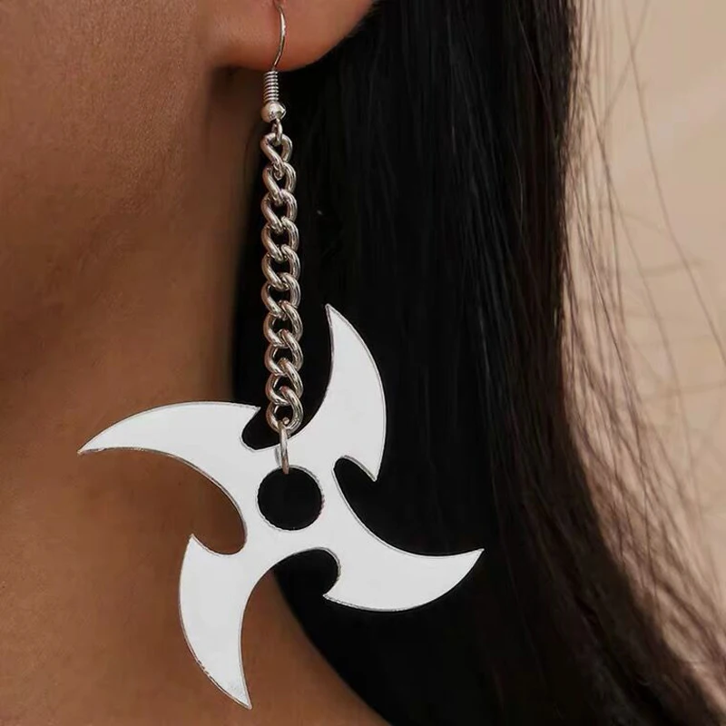 Punk Color Dangle Earrings for Women Simple Hip Hop Darts Rotating Windmill Chain Drop Earring Trendy Party Jewelry Gift
Punk Color Dangle Earrings for Women Simple Hip Hop Darts Rotating Windmill Chain Drop Earring Trendy Party Jewelry Gift