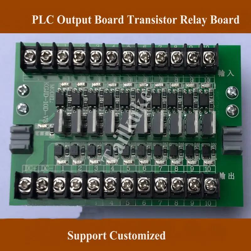 8 Way Transistor PLC Output Board KGJD Optocoupler Isolation 10 Way PLC Output Board PLC Amplifier Board IRF9530
8 Way Transistor PLC Output Board KGJD Optocoupler Isolation 10 Way PLC Output Board PLC Amplifier Board IRF9530
