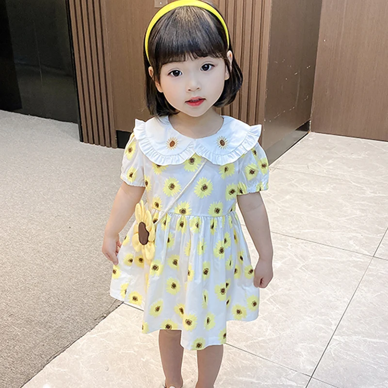 Cute Baby Flower Short Sleeve Dresses Summer Clothing For Kid Girls Cotton Dresses for 2-6 years Toddler Clothes
Cute Baby Flower Short Sleeve Dresses Summer Clothing For Kid Girls Cotton Dresses for 2-6 years Toddler Clothes