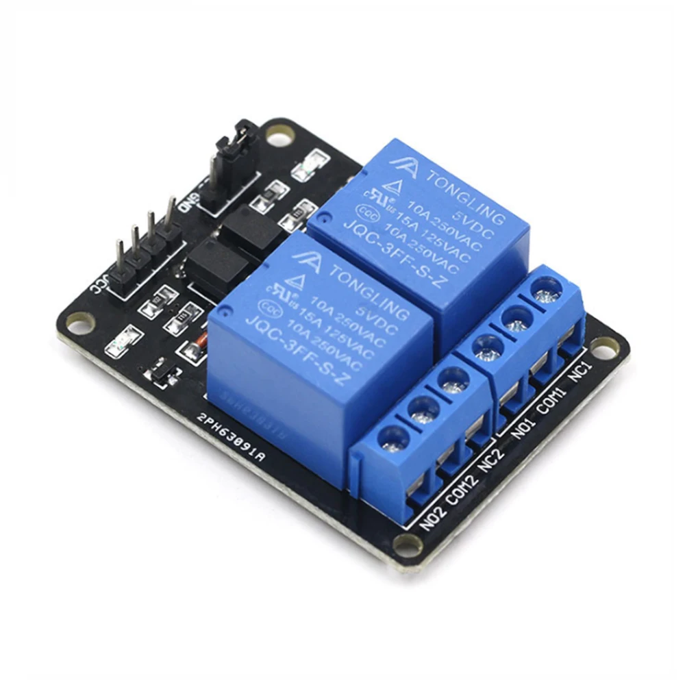 2 Way Relay Module 5V with Optocoupler Protection Relay Expansion Board MCU Development Board Accessories
2 Way Relay Module 5V with Optocoupler Protection Relay Expansion Board MCU Development Board Accessories