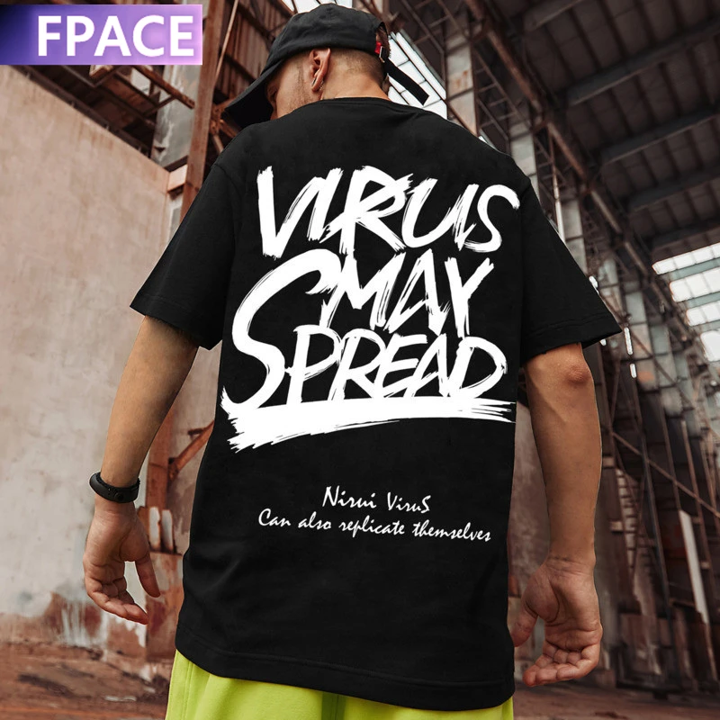 FPACE 2021 Spring Summer Men T Shirts Fashion Streetwear O-Neck Print Tops Tees Male Casual Short Sleeve T Shirts Men
FPACE 2021 Spring Summer Men T Shirts Fashion Streetwear O-Neck Print Tops Tees Male Casual Short Sleeve T Shirts Men