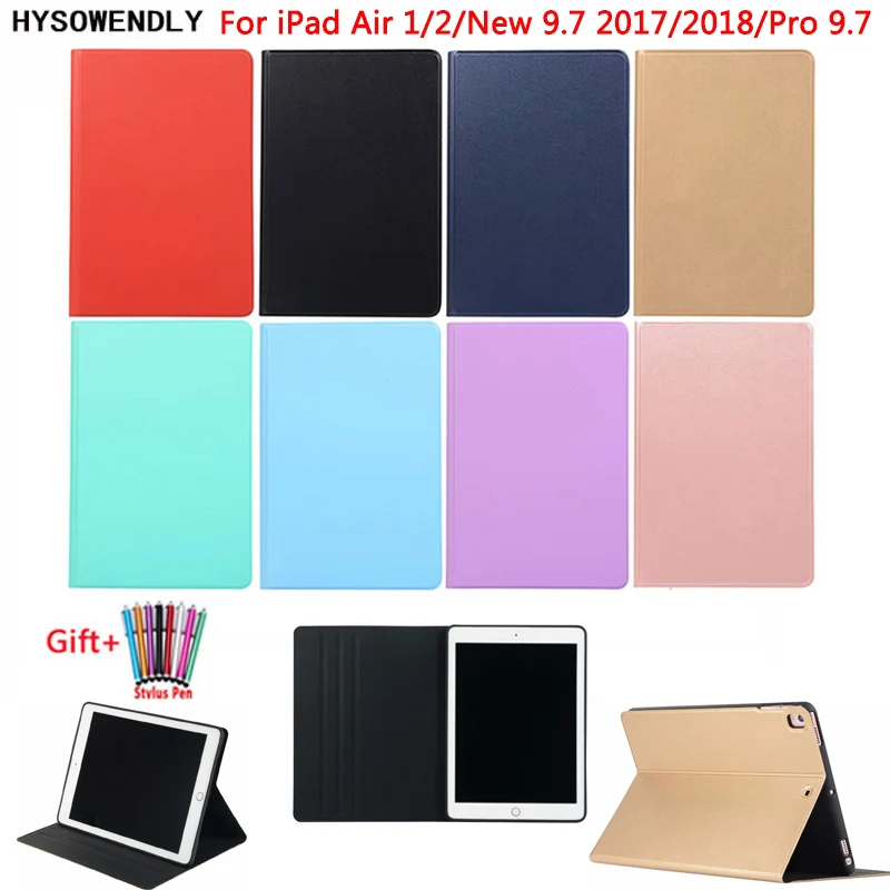 For iPad Air 1/2 9.7 Case 2017/2018(5/6th Generation) Cases Smart Sleep Stand Flip PU Leather Cover For iPad Pro 9.7 Inch Fundas
For iPad Air 1/2 9.7 Case 2017/2018(5/6th Generation) Cases Smart Sleep Stand Flip PU Leather Cover For iPad Pro 9.7 Inch Fundas