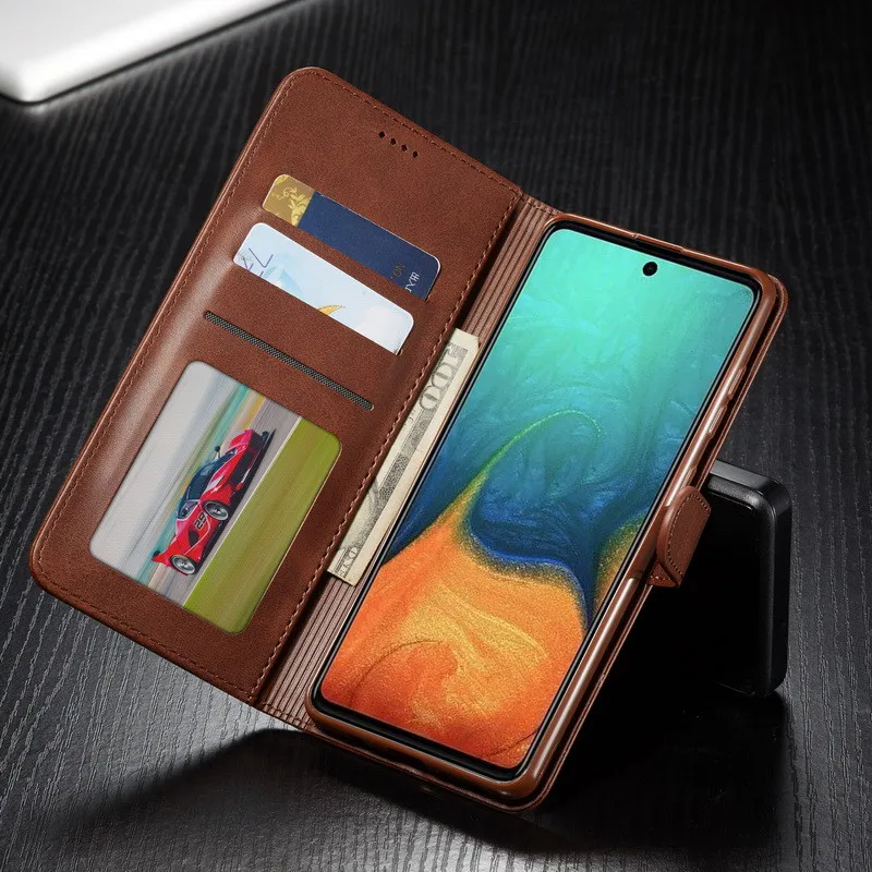 Чехол-книжка из искусственной кожи для Samsung Galaxy S20 Ultra S10 Plus Note 10 Lite A51 A71 A41 A01 A21 A11 A31