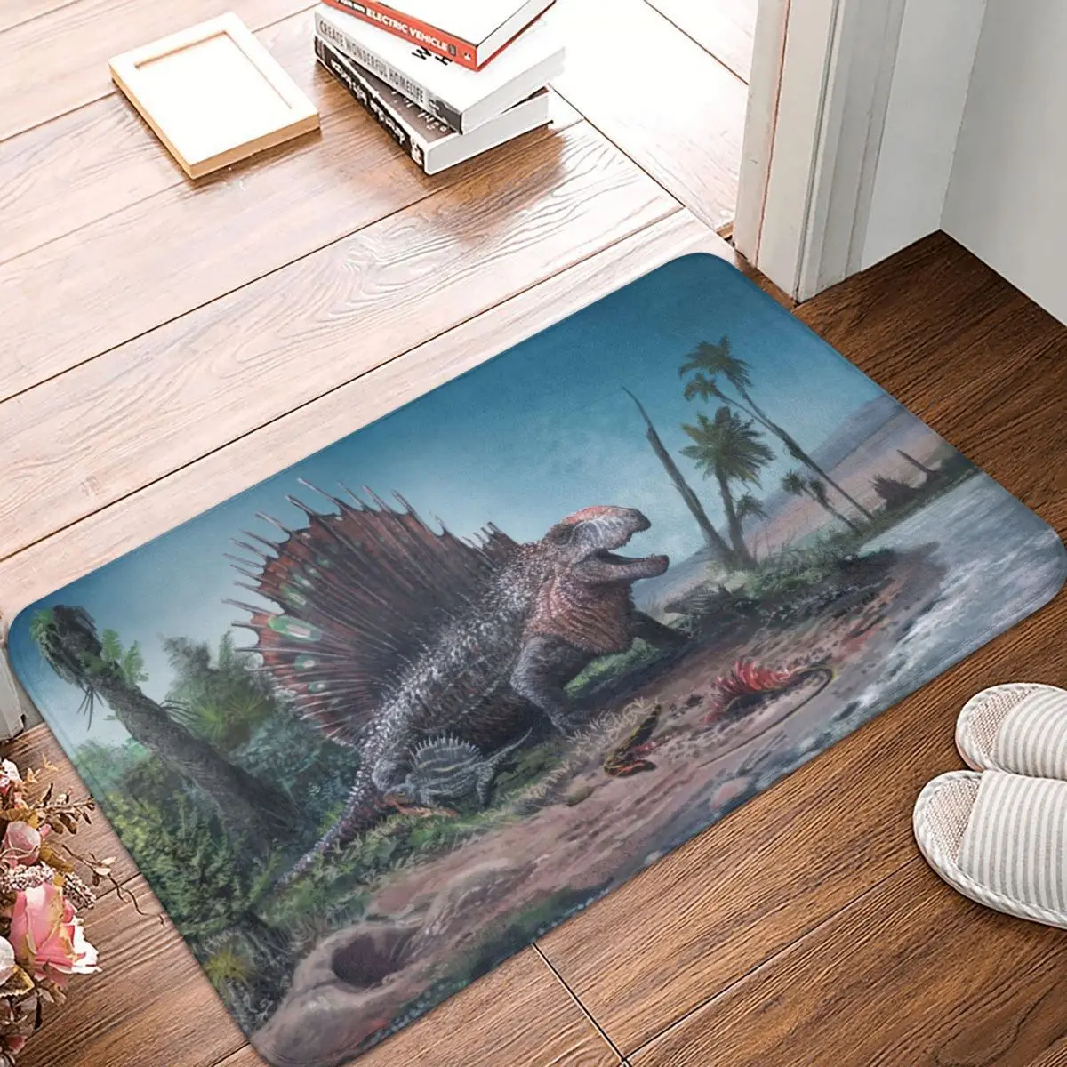Dimetrodon Doormat Carpet Mat Rug Polyester PVC Anti-slip Floor Decor Bath Bathroom Kitchen Living Room 40x60
Dimetrodon Doormat Carpet Mat Rug Polyester PVC Anti-slip Floor Decor Bath Bathroom Kitchen Living Room 40x60