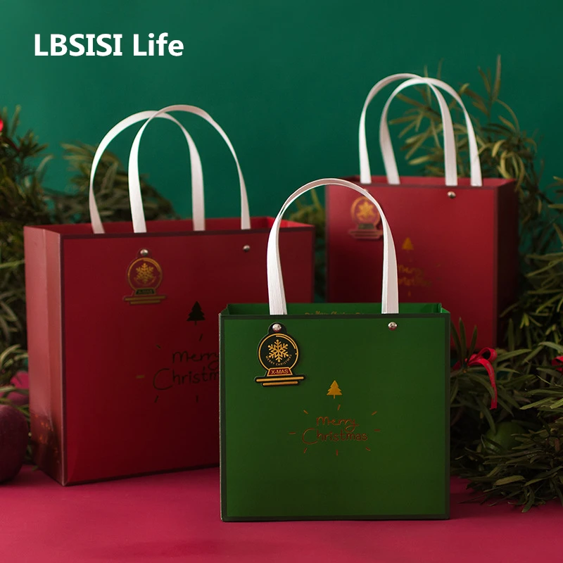 LBSISI Life 5 шт рождественские переносные бумажные пакеты красный/зеленый подарок на Новый год упаковка для детского душа
LBSISI Life 5 шт рождественские переносные бумажные пакеты красный/зеленый подарок на Новый год упаковка для детского душа