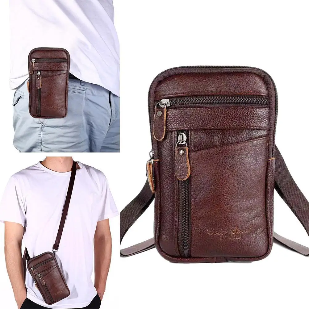 Men's Pu Leather Fashion Phone Pouch Belt Bag Shoulder Crossbody Waist Pack Phone Bag
Men's Pu Leather Fashion Phone Pouch Belt Bag Shoulder Crossbody Waist Pack Phone Bag