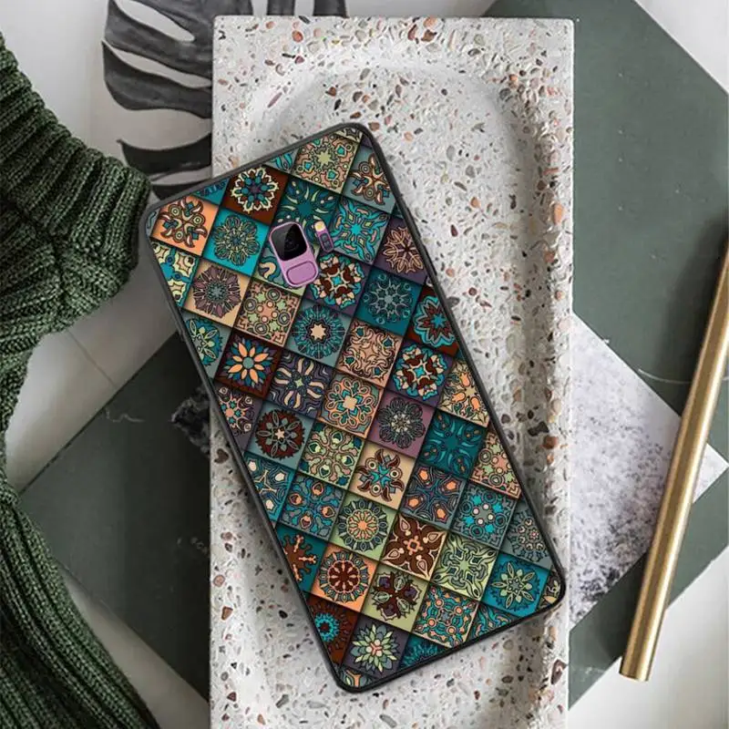 MANDALA aesthetics pattern Phone Case For Samsung Galaxy M10 20 30 A 40 50 70 71 6S A2 A6 A9 2018 J7 CORE PLUS STAR S10 5G C8