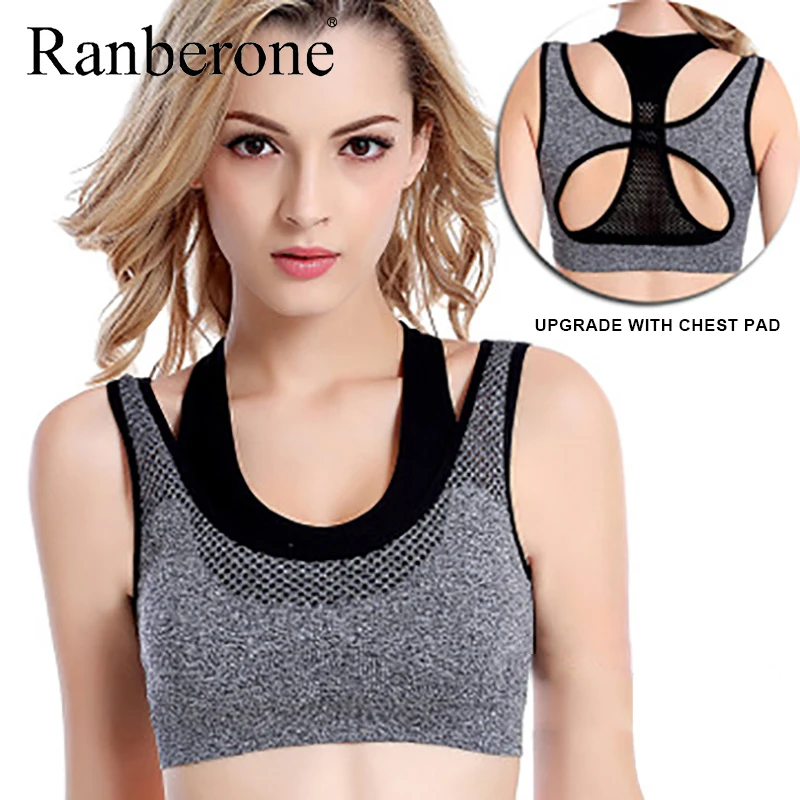 Ranberone 2020 Women Breathable Sports Bra Absorb Sweat Shockproof Padded Sports Bra Gym Running Fitness Yoga Sports Tops New
Ranberone 2020 Women Breathable Sports Bra Absorb Sweat Shockproof Padded Sports Bra Gym Running Fitness Yoga Sports Tops New
