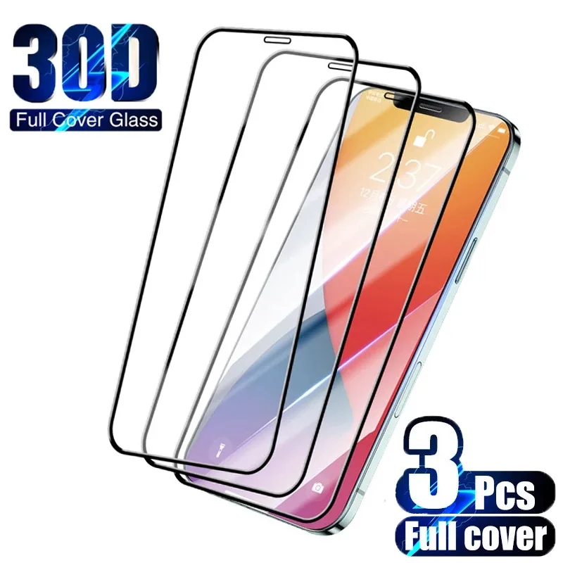 3Pcs Full Protective Glass For iPhone Xr 12 11 Pro Max Xs X Screen Protector On iphone SE 2020 6s 6 7 8 Plus Tempered Glass Film
3Pcs Full Protective Glass For iPhone Xr 12 11 Pro Max Xs X Screen Protector On iphone SE 2020 6s 6 7 8 Plus Tempered Glass Film