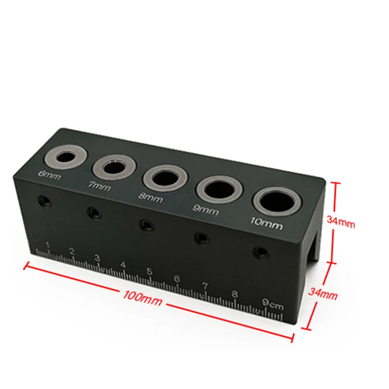 GTBL 90 Degree Pocket Hole Jig Kit Drill Straight Angle Guide Doweling Jig Aluminum Alloy Drill Guide Hole Locator Woodworking T
GTBL 90 Degree Pocket Hole Jig Kit Drill Straight Angle Guide Doweling Jig Aluminum Alloy Drill Guide Hole Locator Woodworking T