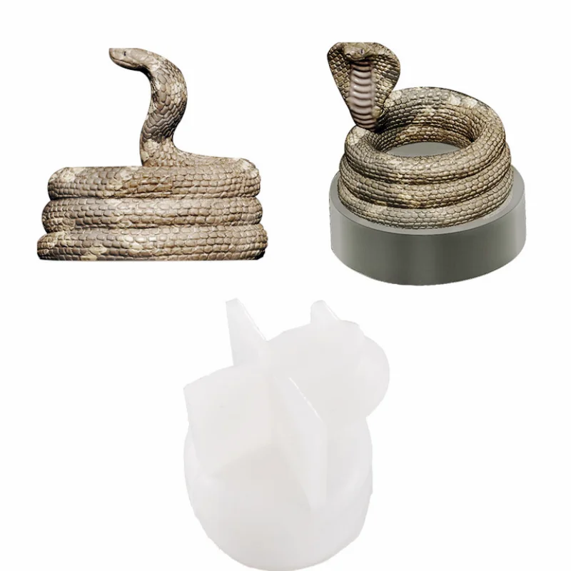 Diy Cobra Candle Holder Silicone Mold Jewelry Fillings Charms Handmade Epoxy Resin Food Grade Fondant Candle Mould Craft 
Diy Cobra Candle Holder Silicone Mold Jewelry Fillings Charms Handmade Epoxy Resin Food Grade Fondant Candle Mould Craft