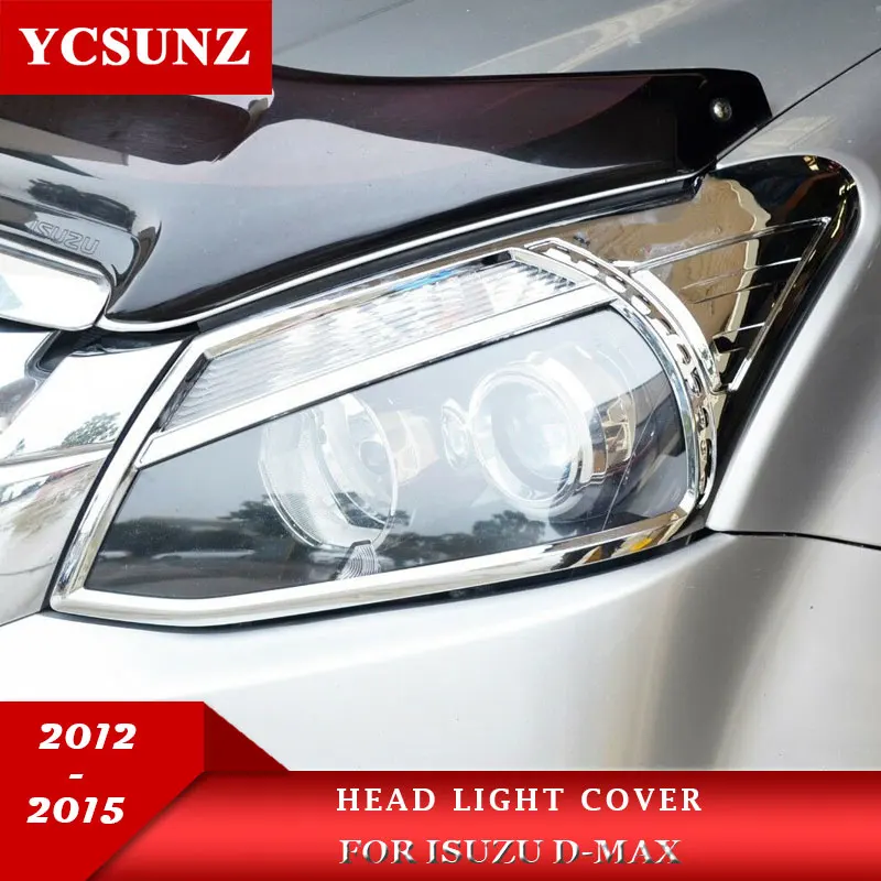 ABS Car Chrome Headlight For Isuzu d-max Accessories Headlamp Cover For d-max 2012 2013 2014 2015 Car Styling Ycsunz
ABS Car Chrome Headlight For Isuzu d-max Accessories Headlamp Cover For d-max 2012 2013 2014 2015 Car Styling Ycsunz
