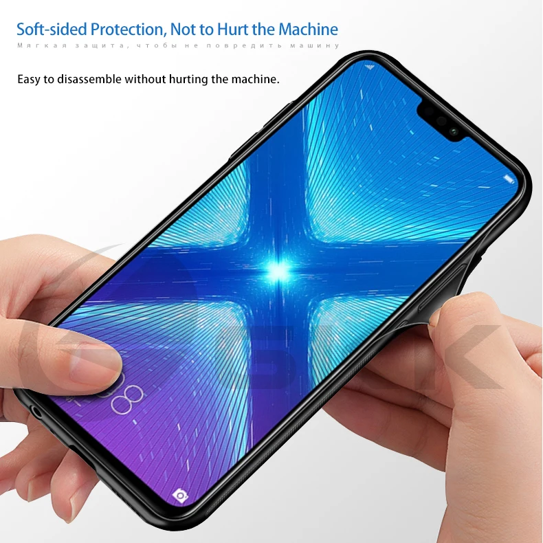 Чехол GKK Luxuriou для Huawei Honor 7X 8X чехол из закаленного ударопрочного стекла мягкий 8x