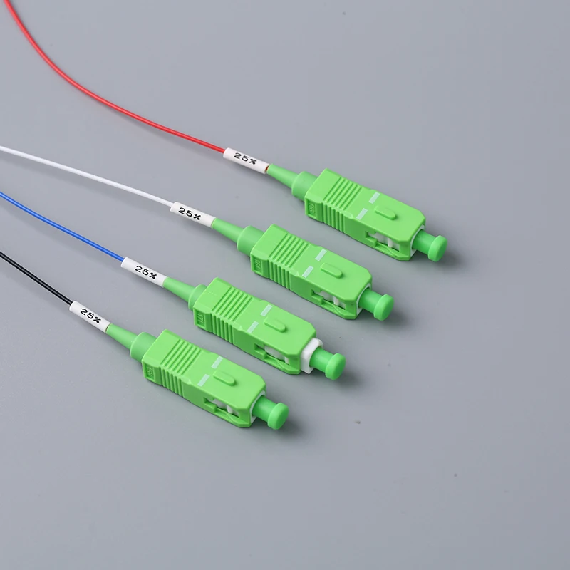 Low Excess Loss Uniform Power Splitting Singlemode Tree And Star Couplers 1X4 Fiber Optic Splitter
Low Excess Loss Uniform Power Splitting Singlemode Tree And Star Couplers 1X4 Fiber Optic Splitter