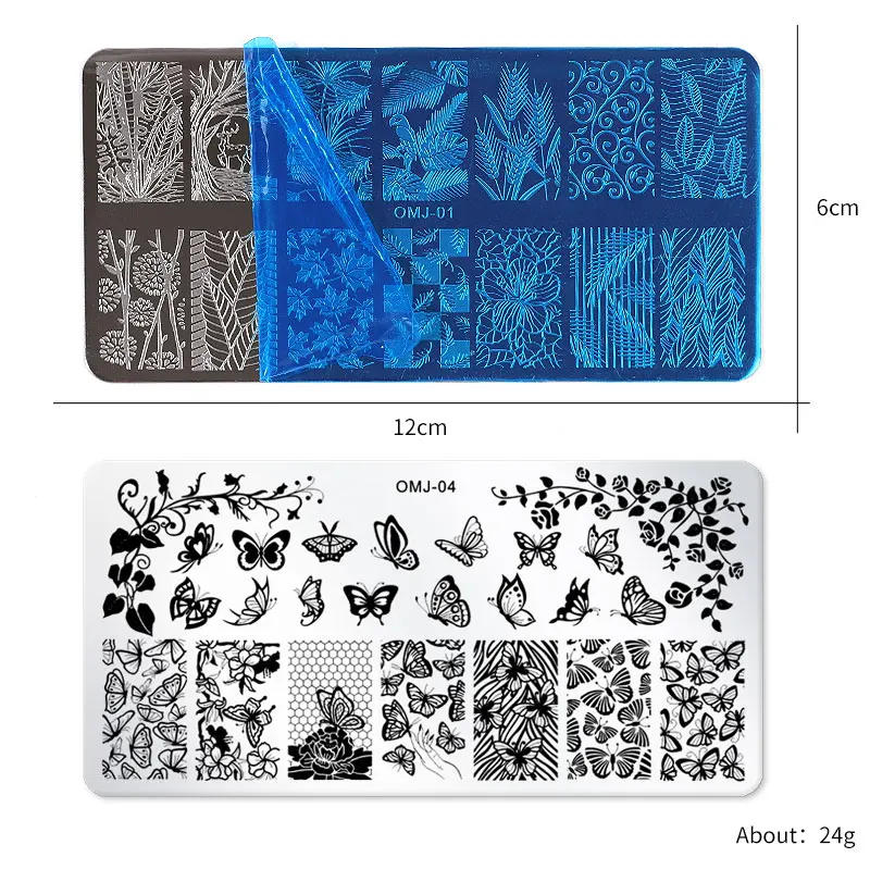 1pc Stainless Steel Graphics and leaves Cute Flower Nail Stamping Nail Art Fashion Stamp Stencils for Nails Design 2020
1pc Stainless Steel Graphics and leaves Cute Flower Nail Stamping Nail Art Fashion Stamp Stencils for Nails Design 2020