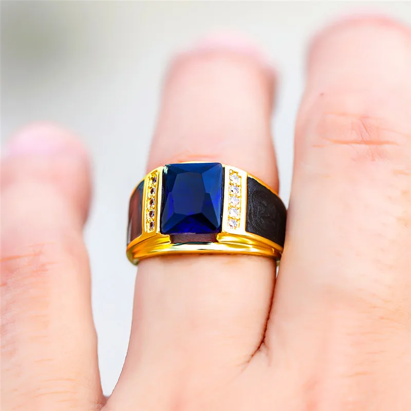 Male Female Blue Zircon Stone Ring Luxury Yellow Gold Party Finger Ring Fashion Wedding Engagement Rings For Men And Women
Male Female Blue Zircon Stone Ring Luxury Yellow Gold Party Finger Ring Fashion Wedding Engagement Rings For Men And Women
