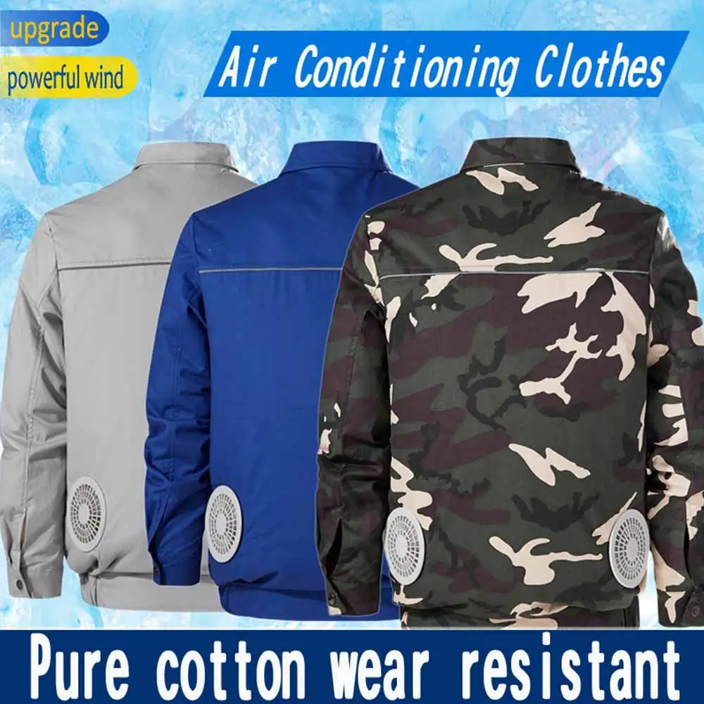 Summer Cooling Air-conditioning USB Clothing Charging Refrigeration Jacket Fan Conditioning Work Cooling Heatstroke prevention
Summer Cooling Air-conditioning USB Clothing Charging Refrigeration Jacket Fan Conditioning Work Cooling Heatstroke prevention