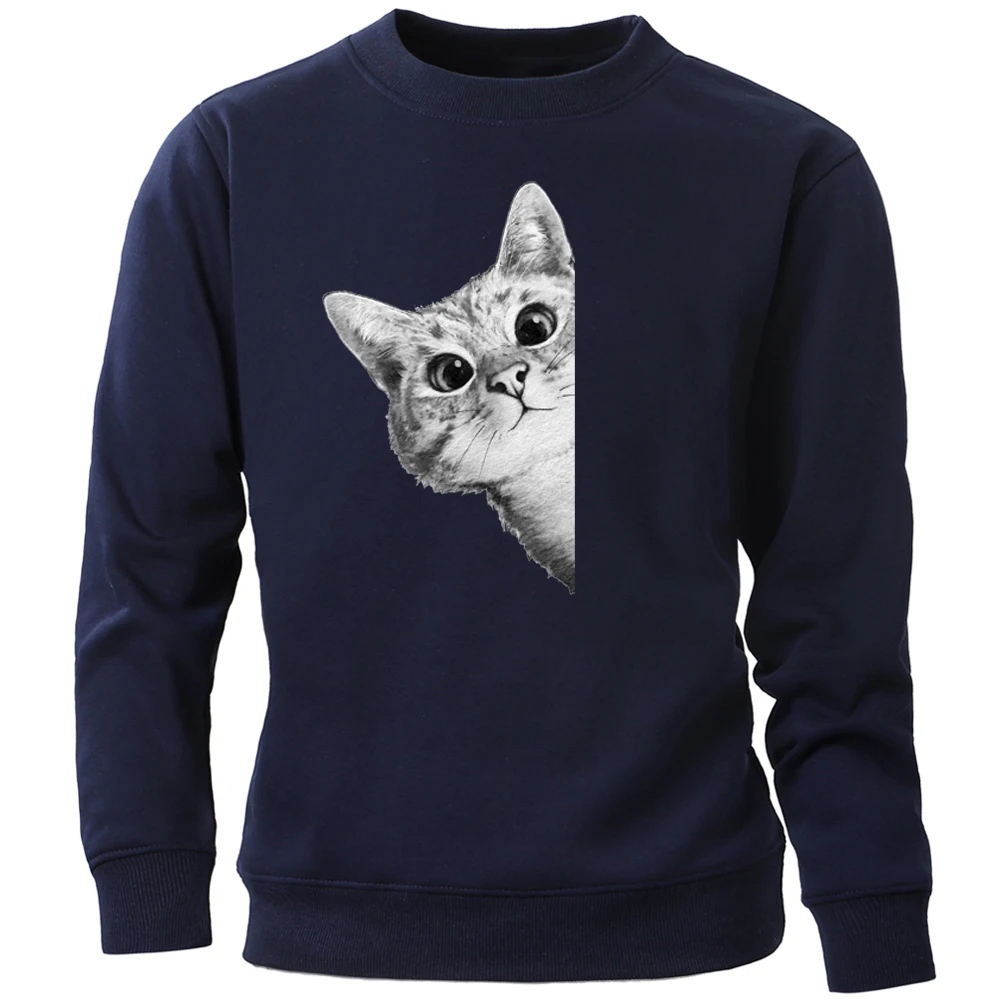 Lovely Cat I Don't Give A Meow Hoodies Pullovers Man's Sweatshirts Autumn Winter Tops Men's Crewneck 2020 Harajuku Streetwear
Lovely Cat I Don't Give A Meow Hoodies Pullovers Man's Sweatshirts Autumn Winter Tops Men's Crewneck 2020 Harajuku Streetwear