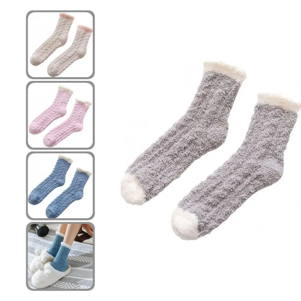 1 Pair Women Socks Practical No Shrinking All Match Stockings Warm Keeping Thickened Winter Socks
1 Pair Women Socks Practical No Shrinking All Match Stockings Warm Keeping Thickened Winter Socks