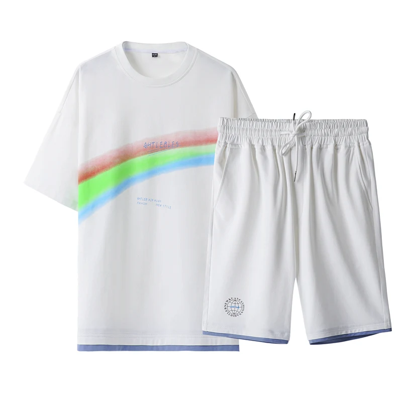 Men Short Sets 2021 Summer Trend Print T-Shirt+Shorts 2 Pieces Sports Suit Jogging Male Casual Clothes Sportswear Big Size M-5XL
Men Short Sets 2021 Summer Trend Print T-Shirt+Shorts 2 Pieces Sports Suit Jogging Male Casual Clothes Sportswear Big Size M-5XL