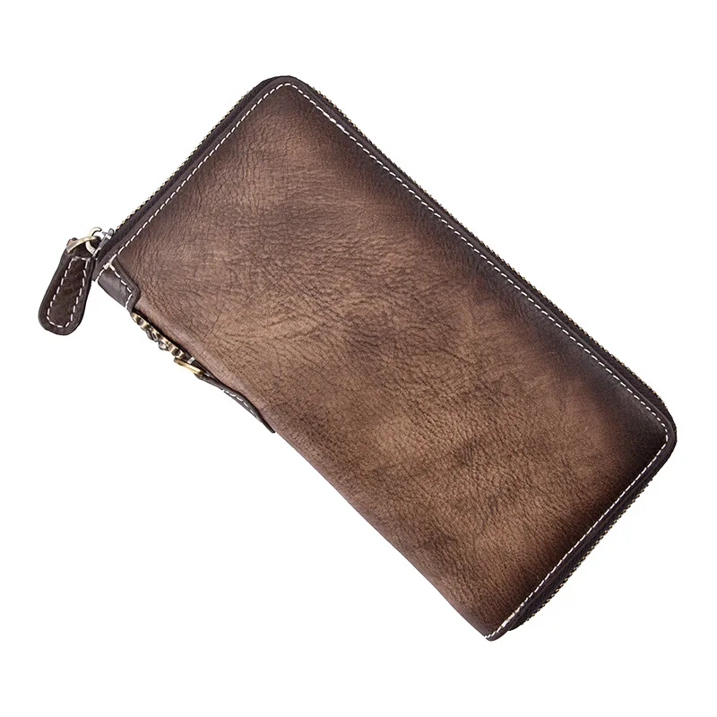 Bestform Retro Long Wallet Card Holder 2021 New Mens Wallet Leather Genuine Vintage Zipper Hand Wallet Cowhide Phone Purse
Bestform Retro Long Wallet Card Holder 2021 New Mens Wallet Leather Genuine Vintage Zipper Hand Wallet Cowhide Phone Purse